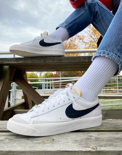 Blazer Low '77 Vintage - Sneakers bianche e nere - Nike - Modalova