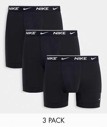 Confezione da 3 paia di boxer neri in cotone elasticizzato - Nike - Modalova