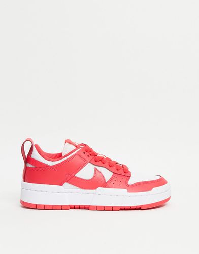 Dunk Low Disrupt - Sneakers bianche e rosse - Nike - Modalova