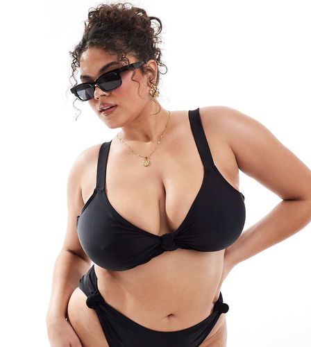 Top bikini con nodo sul davanti - South Beach Curve - Modalova