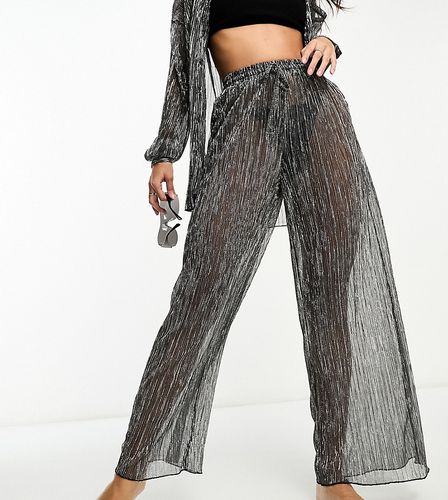 Pantaloni da mare plissé metallizzato - South Beach - Modalova