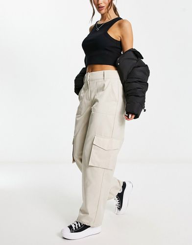 X Naomi Anwer - Pantaloni cargo color crema - Something New - Modalova