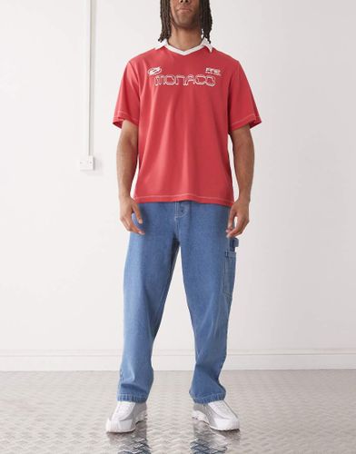 Big - Jean en denim style charpentier - moyen délavé - Santa Cruz - Modalova