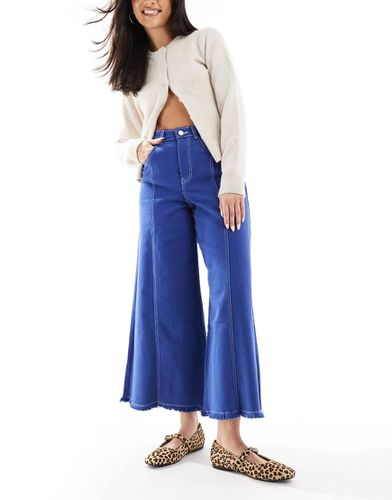 Pantaloni culotte con cuciture a vista - Scalpers - Modalova