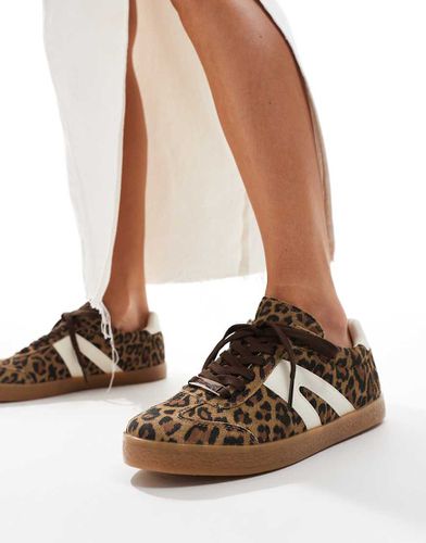 Marnie - Sneakers in camoscio leopardato con suola in gomma - Schuh - Modalova