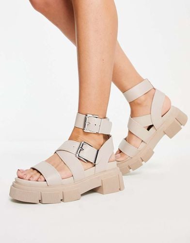 Toulouse - Sandali beige con suola flatform super spessa - Schuh - Modalova