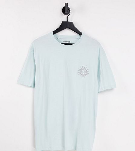 In esclusiva per ASOS - T-shirt oversize con ricamo con sole, colore - Selected Homme - Modalova