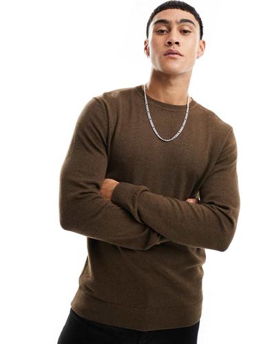 Maglione girocollo in misto lana - Selected Homme - Modalova