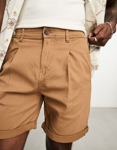 Pantaloncini chino ampi marroni - Selected Homme - Modalova