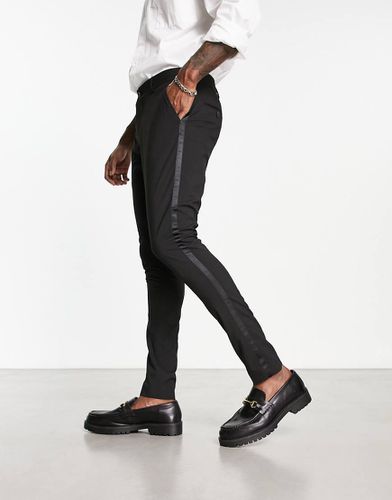 Pantaloni neri skinny stile smoking - Selected Homme - Modalova