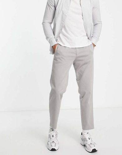 Pantaloni slim eleganti grigi in misto cotone - LGREY - Selected Homme - Modalova