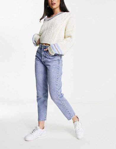 Mom jeans vintage lavaggio chiaro - Stradivarius - Modalova