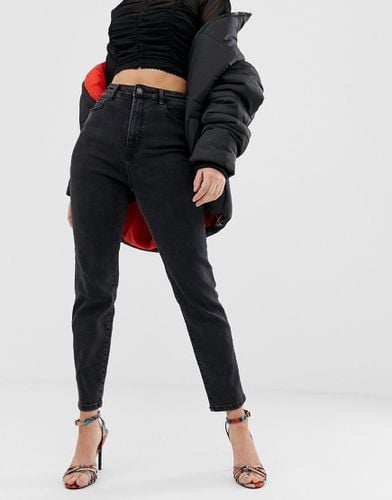 Mom jeans slim elasticizzati in cotone - Stradivarius - Modalova