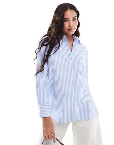 Camicia oversize a righe - Stradivarius - Modalova