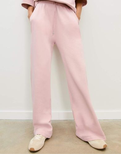 Pantalon de jogging droit - bonbon délavé - Stradivarius - Modalova