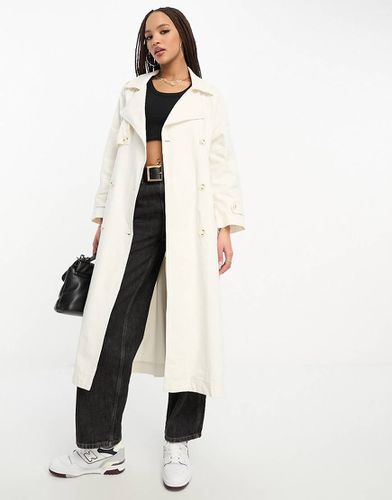 Trench oversize premium écru - Stradivarius - Modalova