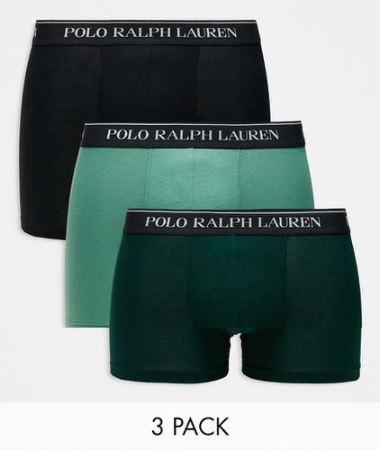 Confezione da 3 paia di boxer aderenti con fascia in vita con logo - Polo Ralph Lauren - Modalova