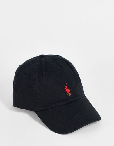 Cappellino con logo a giocatore rosso - Polo Ralph Lauren - Modalova