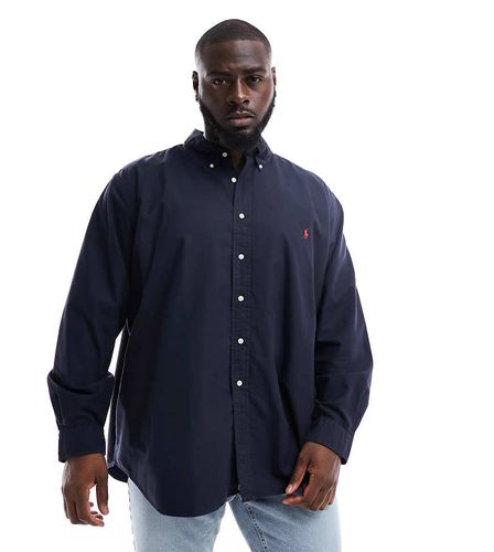 Big & Tall - Camicia Oxford classica oversize con logo iconico - Polo Ralph Lauren - Modalova