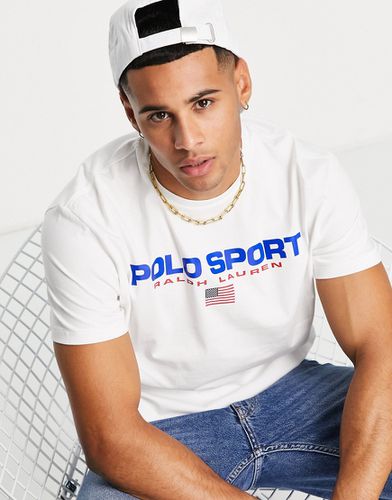 Sports Capsule - T-shirt bianca con stampa sul davanti - Polo Ralph Lauren - Modalova