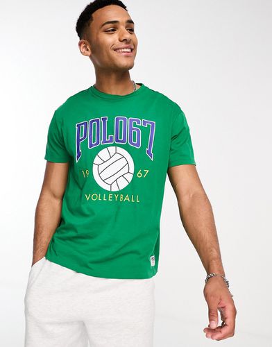 T-shirt oversize medio con logo volleyball rétro - Polo Ralph Lauren - Modalova