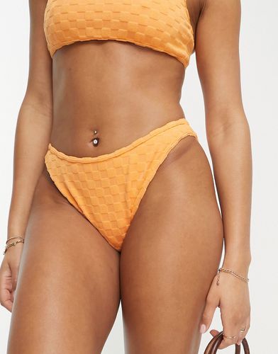 Positano - Slip bikini con scollo arrotondato in spugna in coordinato - PACSUN - Modalova