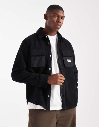 Surchemise en polaire à manches longues et logo avec poches - Parlez - Modalova