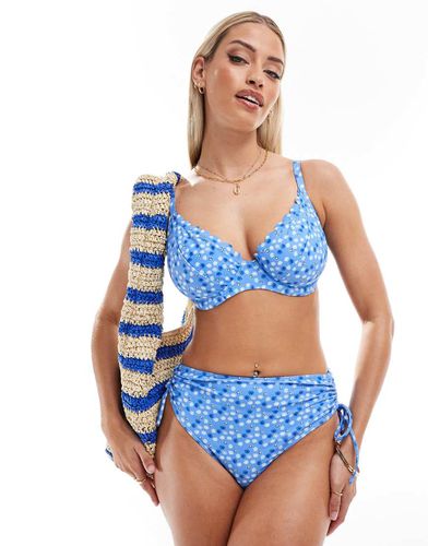 Coppe Grandi - Slip bikini a fiori - Peek & Beau - Modalova