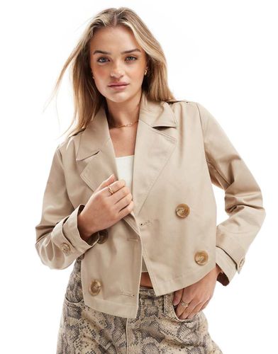 Pimkie - Trench corto beige-Bianco - Pimkie - Modalova