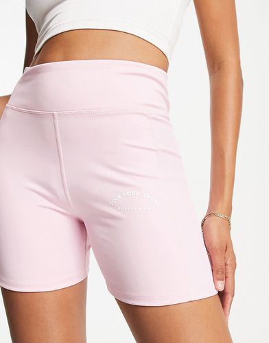 Shorts con inserto a coste - Pink Soda - Modalova