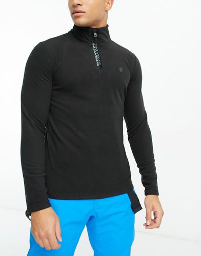 Perfect - Base layer nero con zip corta - Protest - Modalova