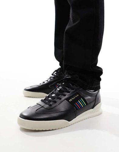 Dover - Sneakers in pelle nere con suola bianca e riga laterale - PS Paul Smith - Modalova