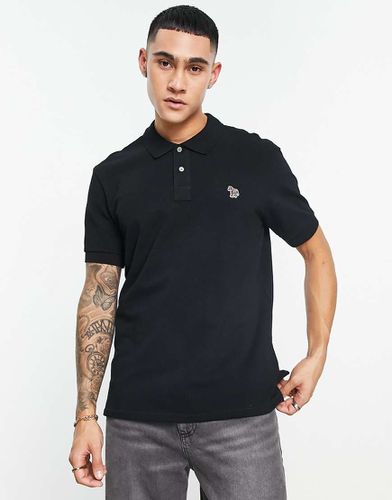 Polo a maniche corte regular fit con logo nera - PS Paul Smith - Modalova