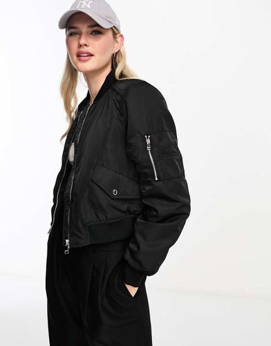 Pull & Bear - Bomber nero - Pull & Bear - Modalova