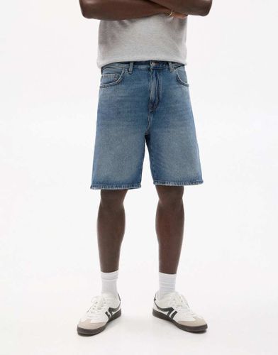 Bermuda classique en jean - moyen - Pull & bear - Modalova
