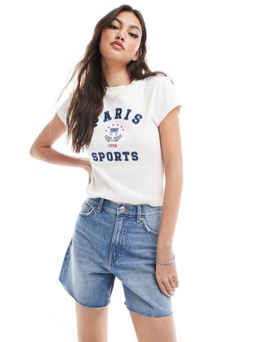 Bermuda en jean - moyen - Pull & bear - Modalova