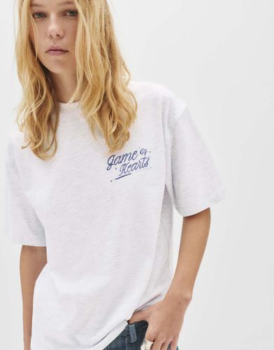 Billiards - T-shirt à imprimé - chiné - Pull & bear - Modalova