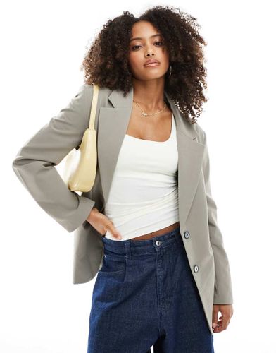 Blazer d'ensemble oversize à double bouton - Sable - Pull & bear - Modalova