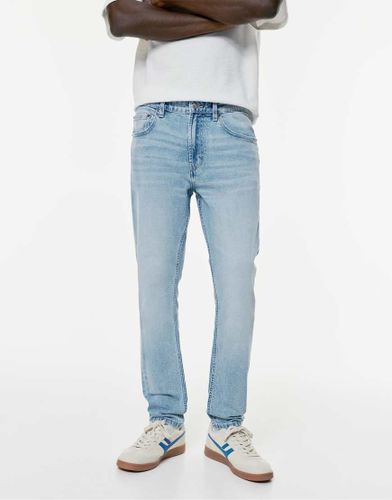 Jean slim - Indigo pâle - Pull & bear - Modalova