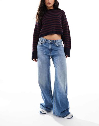 Jeans ampi oversize a vita bassa medio - Pull & Bear - Modalova