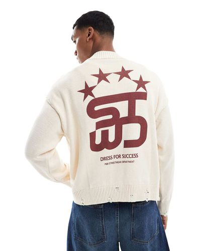 Maglione con stampa "Stwd" sul retro - Pull & Bear - Modalova