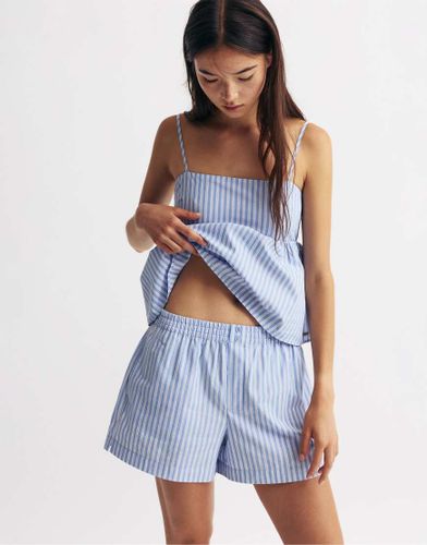 Short en popeline à rayures - Pull & bear - Modalova