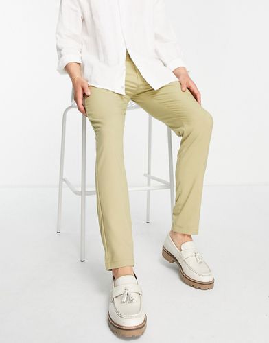 Pantaloni sartoriali slim beige - Pull & Bear - Modalova