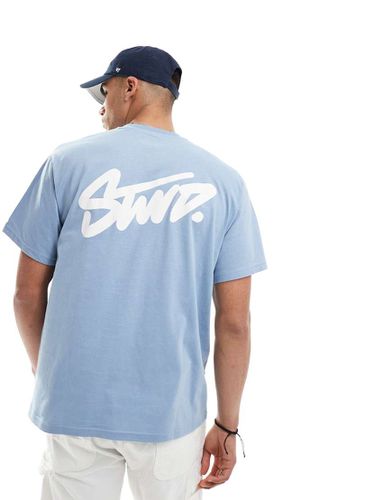 T-shirt con stampa "STWD" sul retro - Pull & Bear - Modalova