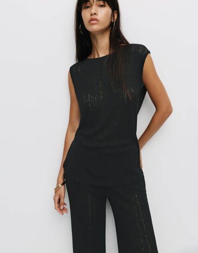 Top en maille ajourée - Pull & bear - Modalova