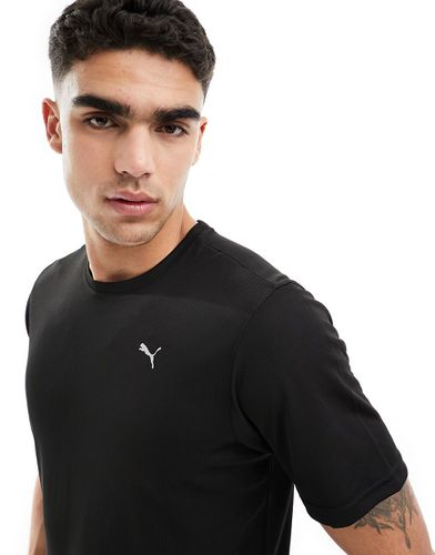 Training - T-shirt nera con logo - Puma - Modalova