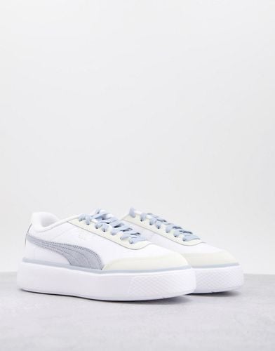 Oslo Maja - Sneakers bianche e azzurro chiaro in camoscio - Puma - Modalova