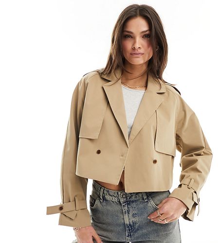 Trench corto beige - QED London Tall - Modalova