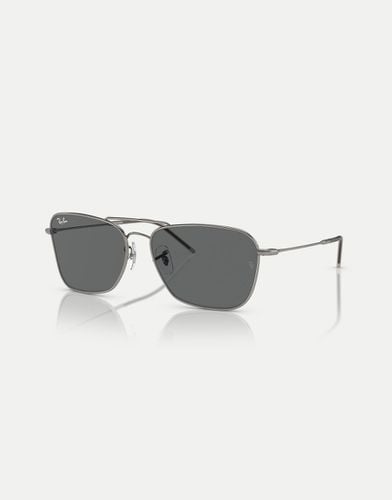 Reverse - Occhiali da sole canna di fucile con lenti grigie - Ray-Ban - Modalova