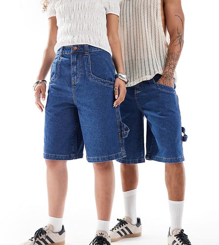 Pantaloncini di jeans unisex indaco stile skater - Reclaimed Vintage - Modalova